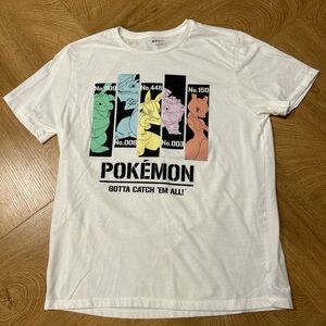 Old Navy White Pokémon Graphic Tee